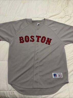 Vintage Boston Red Sox Jersey MLB Russell Athletic XL